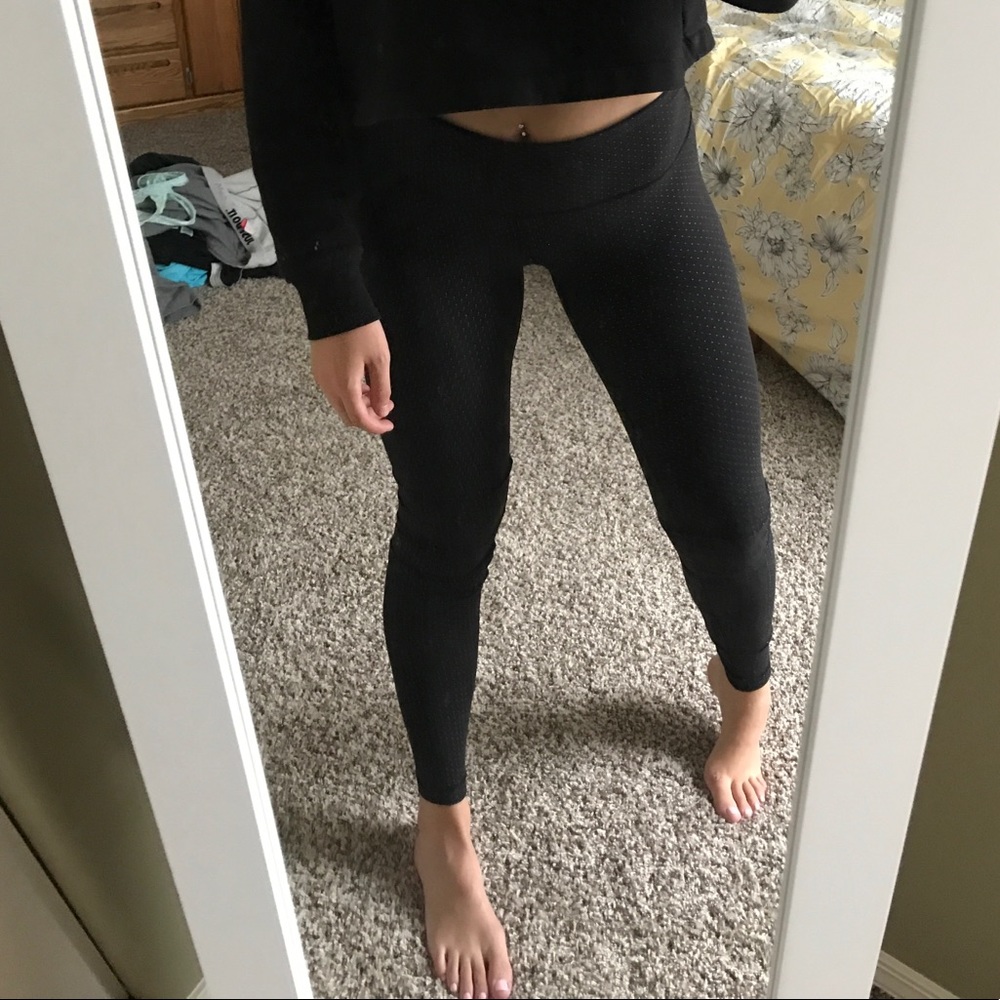 Polka Dot Black and White Lululemon Leggings
